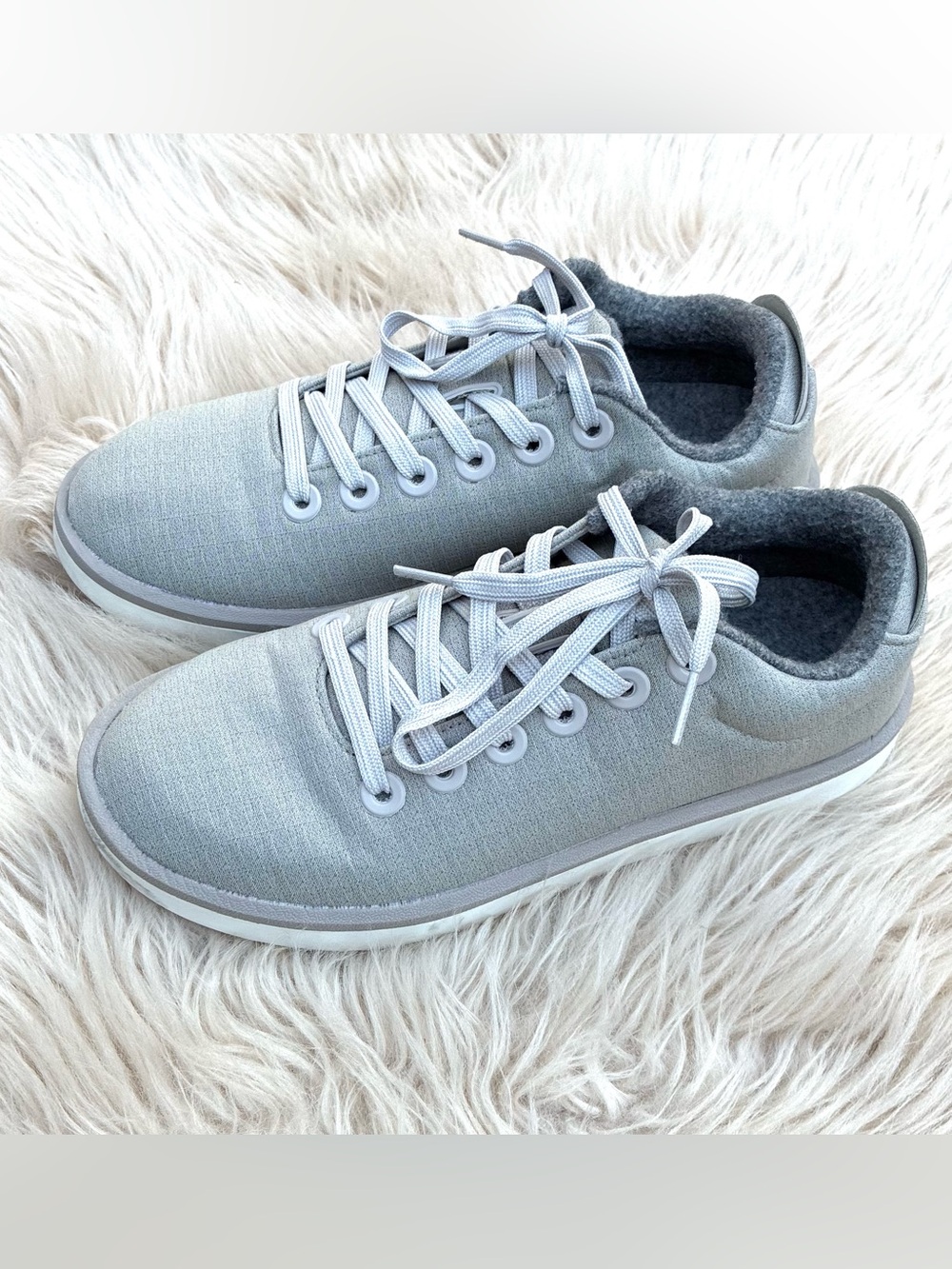 Allbirds EUC Gray Wool Pipers Sneakers Women’s Sz 8